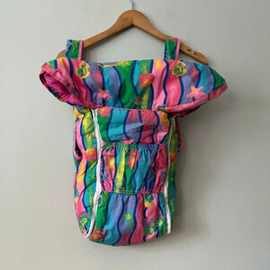 Vintage Doll Cradle Carry Bag  Purse